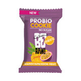 ¡BeRAW! Probio, galleta probiótica, mango y maracuyá, 18 g