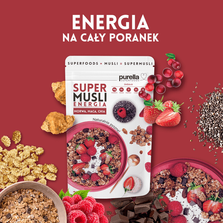 Purella Superfoods Super Musli Energía, 200 g