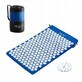 4Fizjo Acupressure Mat, esterilla de acupresi&#243;n, cl&#225;sica, 72 cm x 42 cm, azul y blanca