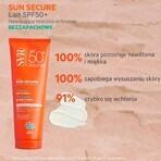 SVR Sun Secure, leche protectora hidratante, sin perfume, para toda la familia, SPF 50+, 250 ml