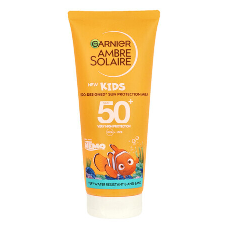 Garnier Ambre Solaire Kids, loción de protección solar para niños, SPF 50, 100 ml