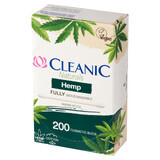 Cleanic Naturals Hemp, bastoncillos de algodón con aceite de cáñamo, 200 unidades