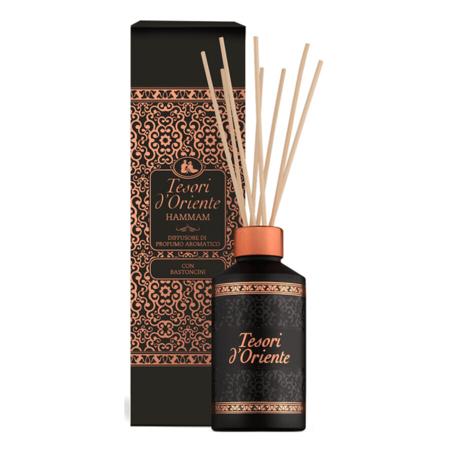 Tesori d'Oriente, difusor en stick, hammam, 200 ml