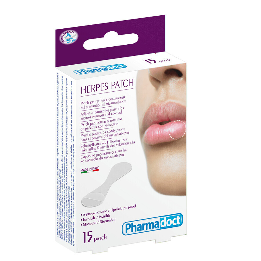 Cerotti antierpetici, 15 pezzi, Pharmadoct