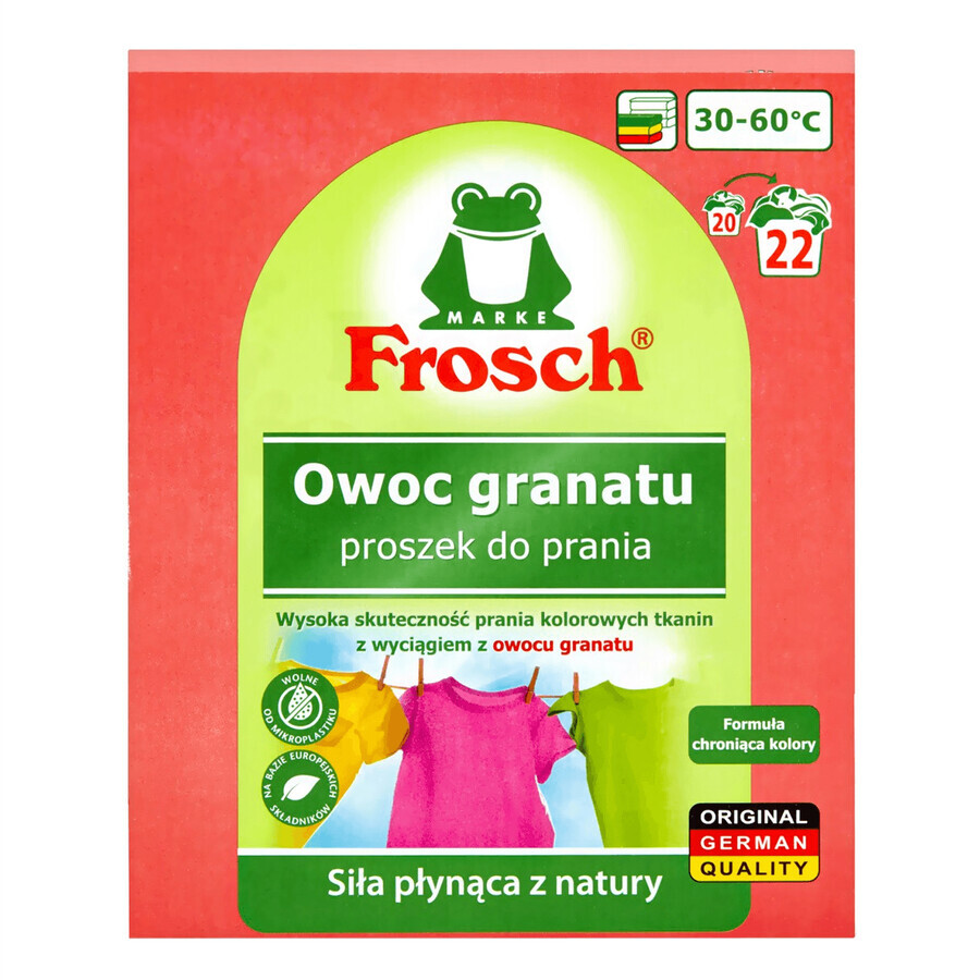 Frosch, poudre à laver, fruit de grenade 1.45 kg