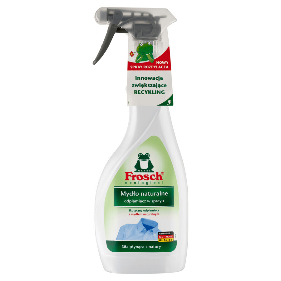 Frosch Jabón de Marsella, spray quitamanchas para telas, 500 ml