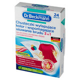 Dr. Beckmann, toallitas que atrapan el color y eliminan la suciedad 3en1, 24 piezas