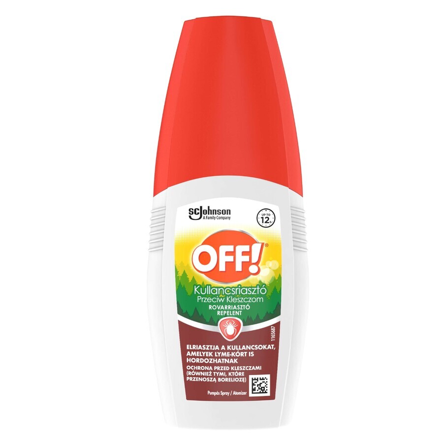 ¡OFF! Contra Garrapatas, atomizador, con icaridina 25%, 100 ml