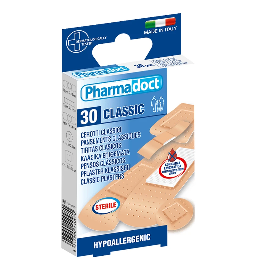 Pharmadoct cerotti emostatici assortiti, 30 pezzi