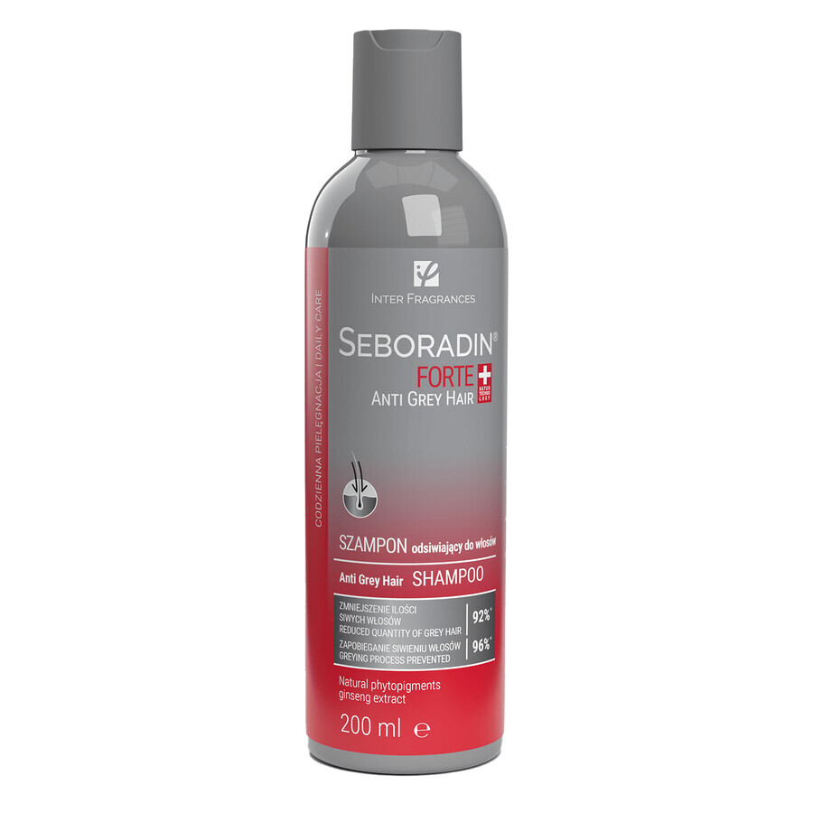 Seboradin Forte, Anti Grau Haar, Anti Grau Haar Shampoo, 200 ml