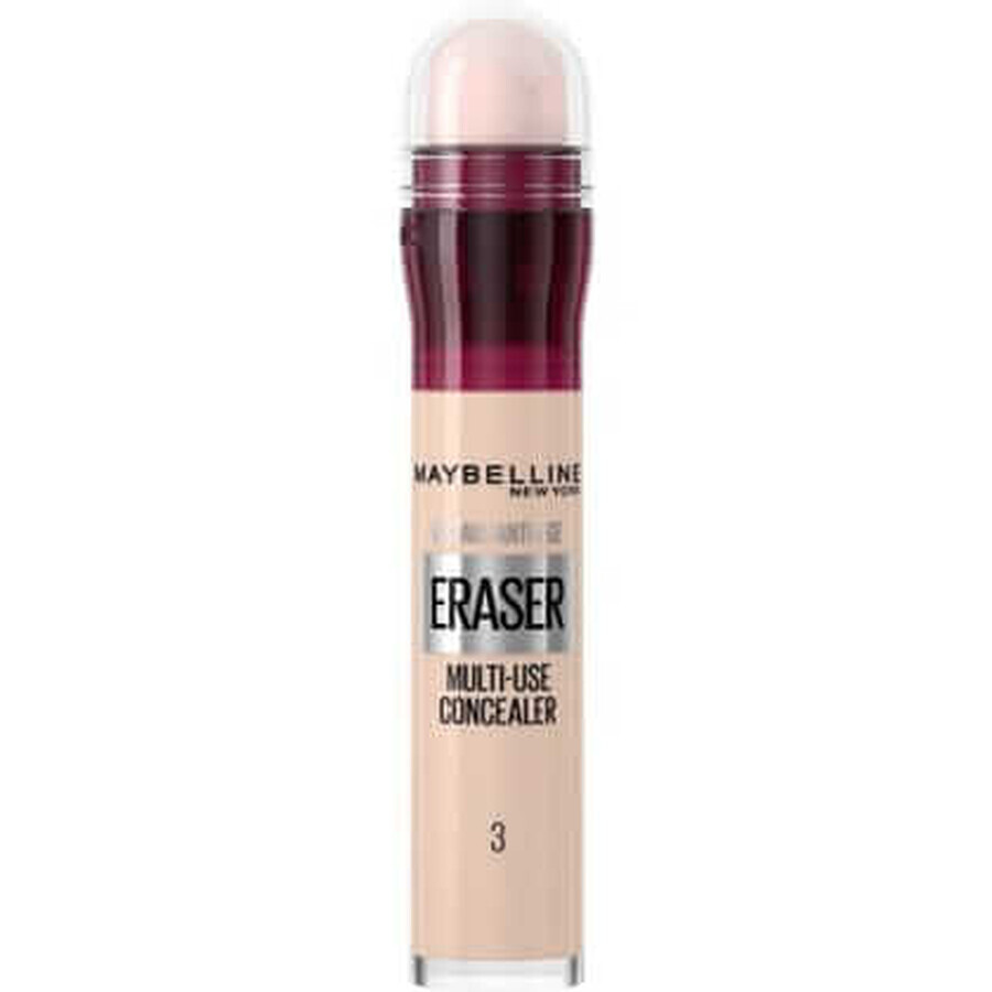 Maybelline Instant Eraser, corrector facial multifuncional, 03 Fair, 6,8 ml