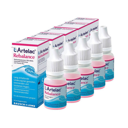 Artelac Rebalance Picaturi oftalmice, 5x10 ml, Bauch&Lomb