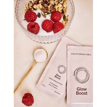 Polvo de colágeno Glow Boost, 258 g, Youth Essentials