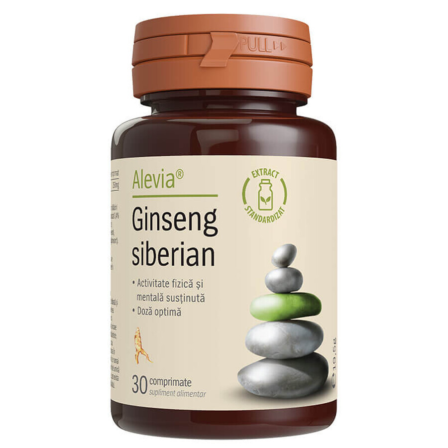 Siberian ginseng, 30 vegetable capsules, Alevia