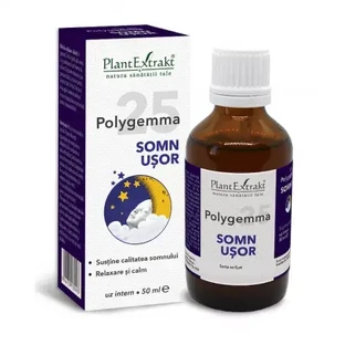 Polygemma 25 Sleep Easy, 50 ml, Extracto vegetal