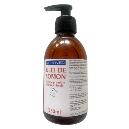 Zalmolie voor dieren, 250 ml, Micromed