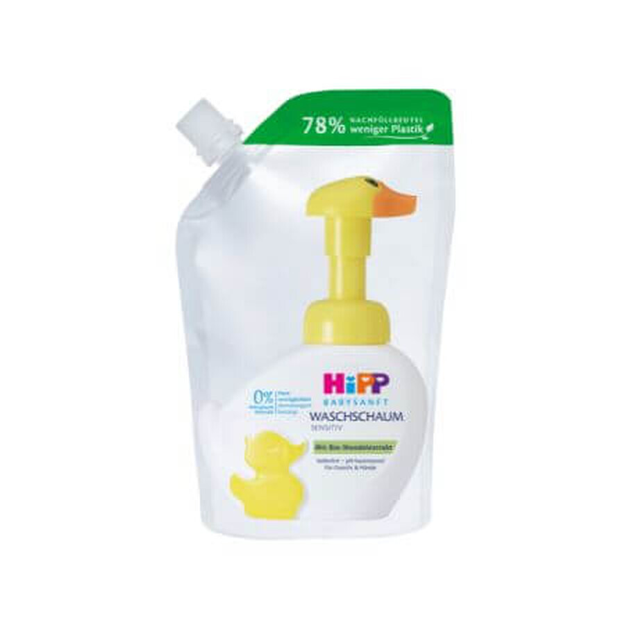 BabySanft Nettoyant moussant, 250 ml, Hipp