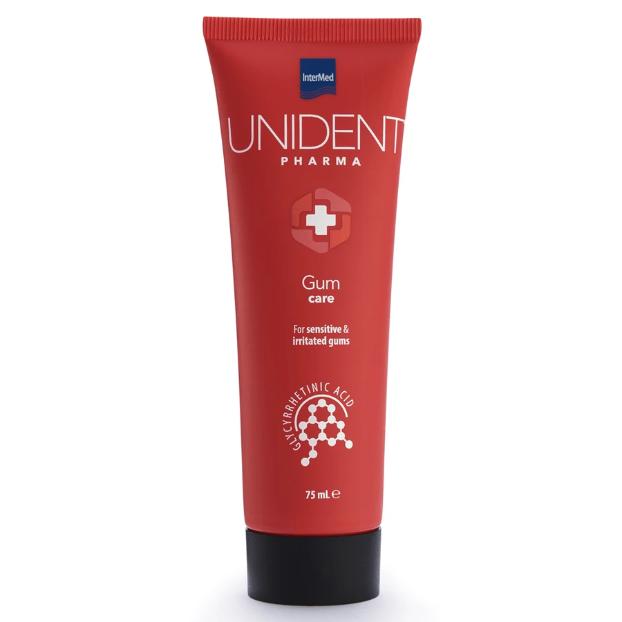 Zahnpasta für empfindliches und gereiztes Zahnfleisch Gum Care Unident Pharma, 75 ml, Intermed