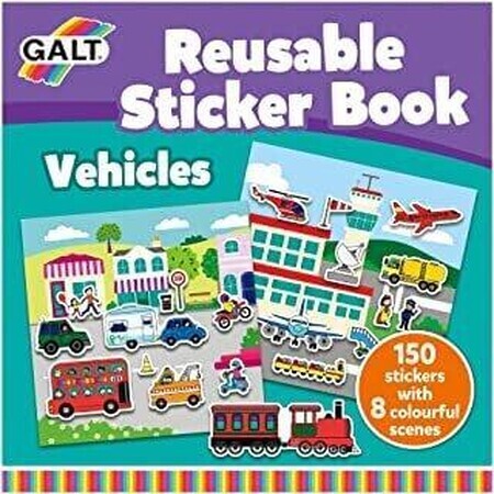 Mijn Stickerboek, Voertuigen, +3 jaar, Galt