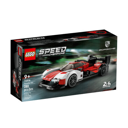 Porsche 963 Lego Speed ​​Champions, 9 años+, 76916, Lego