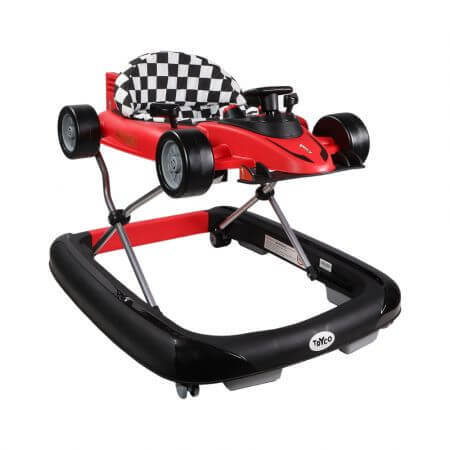 Andador con ruedas Racer 2 en 1, 6 meses+, Rojo, Tryco