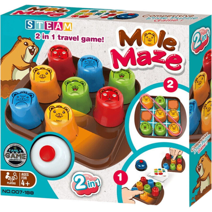 jeu Tige 2 en 1 Maze de la Cartite, +4 ans, Bufnitel