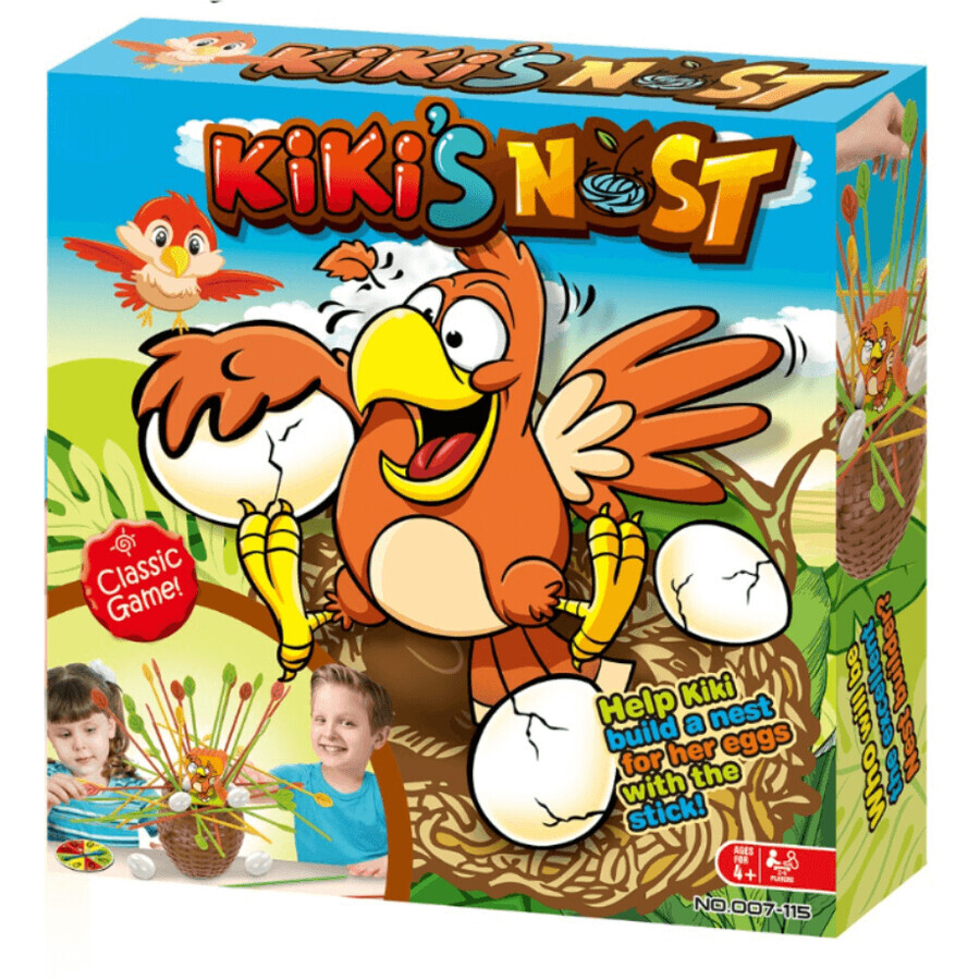 Juego Construye el Nido de Kiki, +4 años, Búho