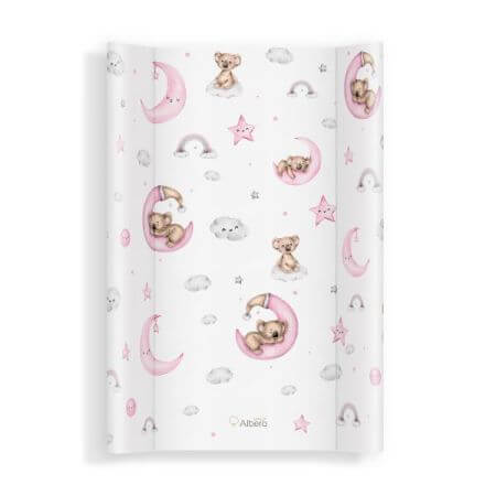 Matelas d'emmaillotage pour bébé avec incrustation, 70x47,5 cm, Heaven World Pink, Klups