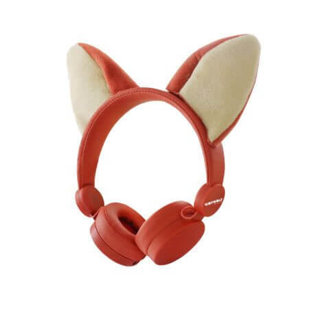 Auriculares de audio con orejas magnéticas para niños KidyYears, Fox, Kidywolf