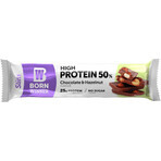 Barrita proteica slim de chocolate y avellanas, 50 g, Born Winner