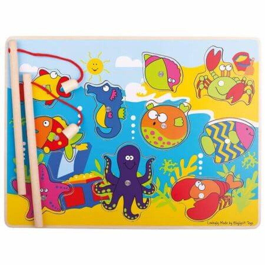 Jeu de pêche magnétique Animaux marins, + 18 mois, Big Jigs