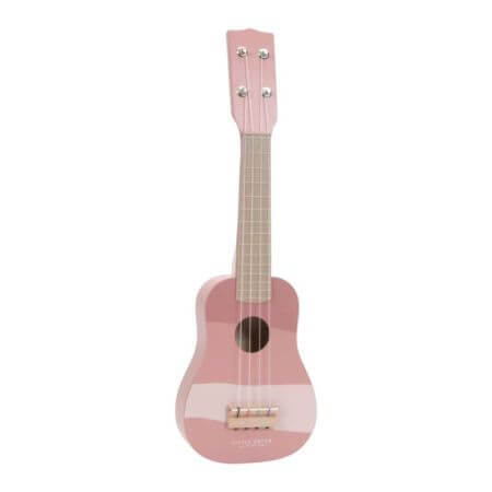 Musikinstrument Holzgitarre, Rosa, + 3 Jahre alt, Little Dutch