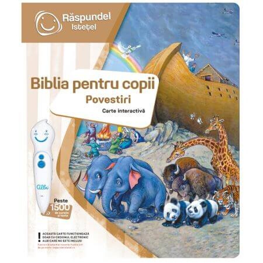 Libro bíblico interactivo para cuentos infantiles, +4 años, Raspundel Istetel