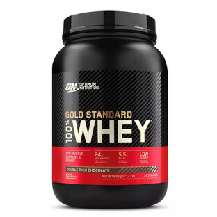 Whey Protein Gold Standard Chocolate Doble Rico, 899 g, Optimum Nutrition