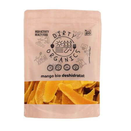 Mango deshidratado ecológico, 150 g, Dirty Organix