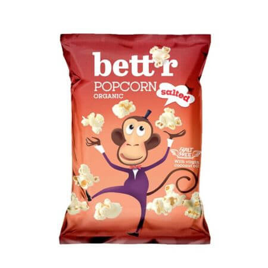 Palomitas de maíz con sal sin gluten, 60 g, Bettr