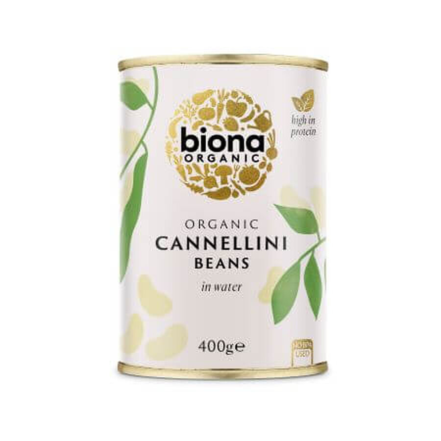 Fagioli cannellini in scatola, 400 g, Biona