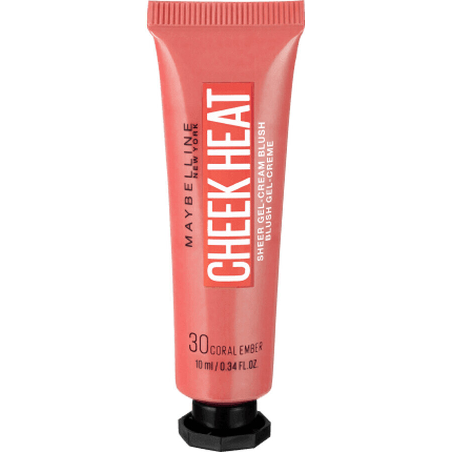 Maybelline New York Cheek Heat Blush 30 Coral Ember, 10 ml