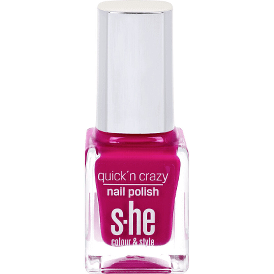 She colour&style Nail polish quick'n crazy 323/818, 7 ml