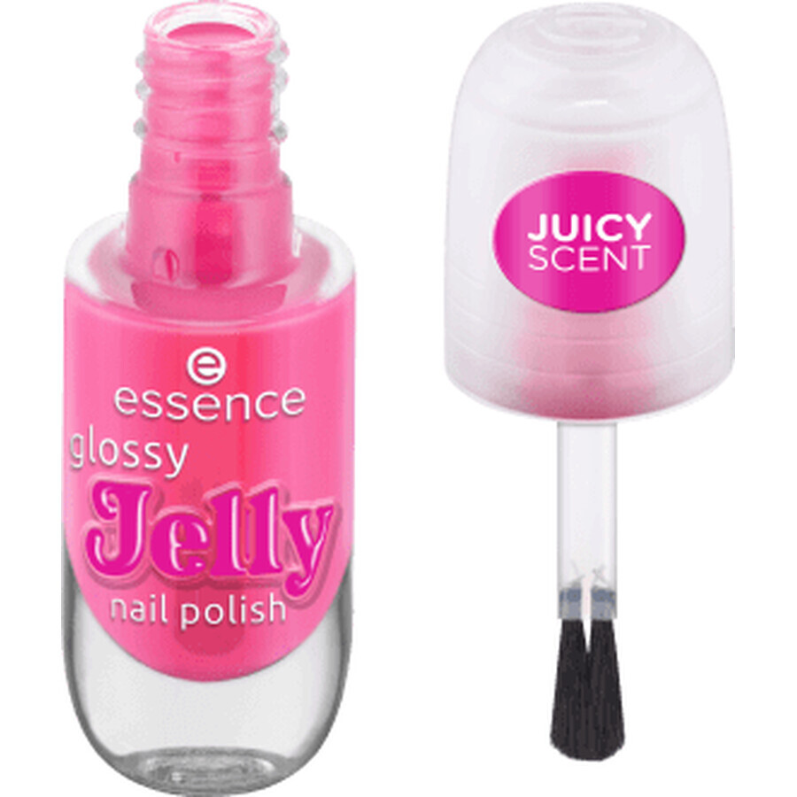 Esmalte de uñas Essence Jelly brillante No. 04 Bonbon Babe, 8 ml