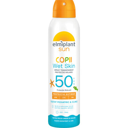 Elmiplant Loción en spray de protección solar para niños SPF50, 150 ml