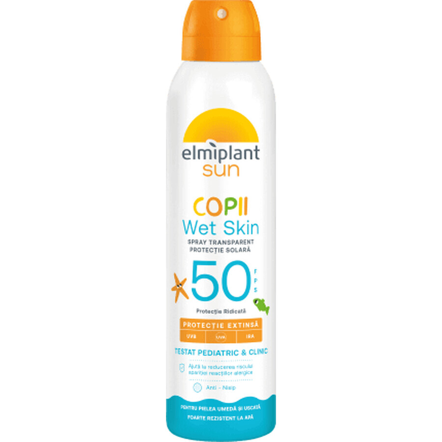 Elmiplant Loción en spray de protección solar para niños SPF50, 150 ml