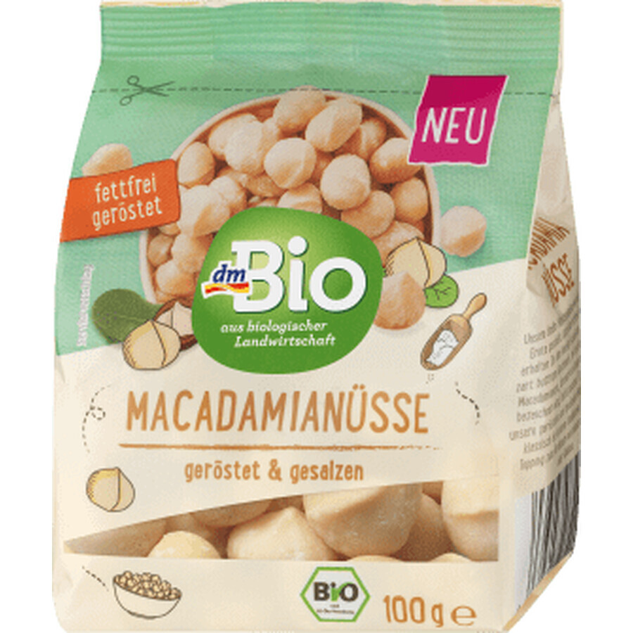 DmBio Nueces de Macadamia Tostadas, 100 g