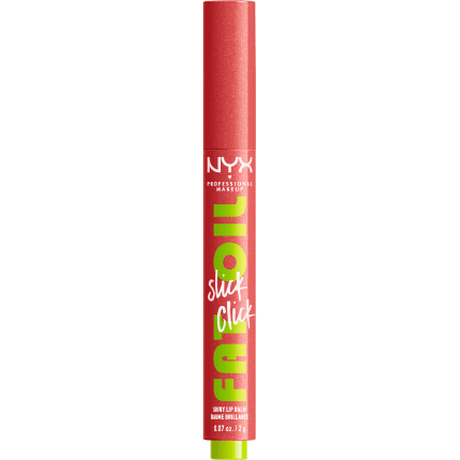 Nyx Professional MakeUp Brillo de labios Fat Oil Stick Click 03 No necesita filtro, 1 ud