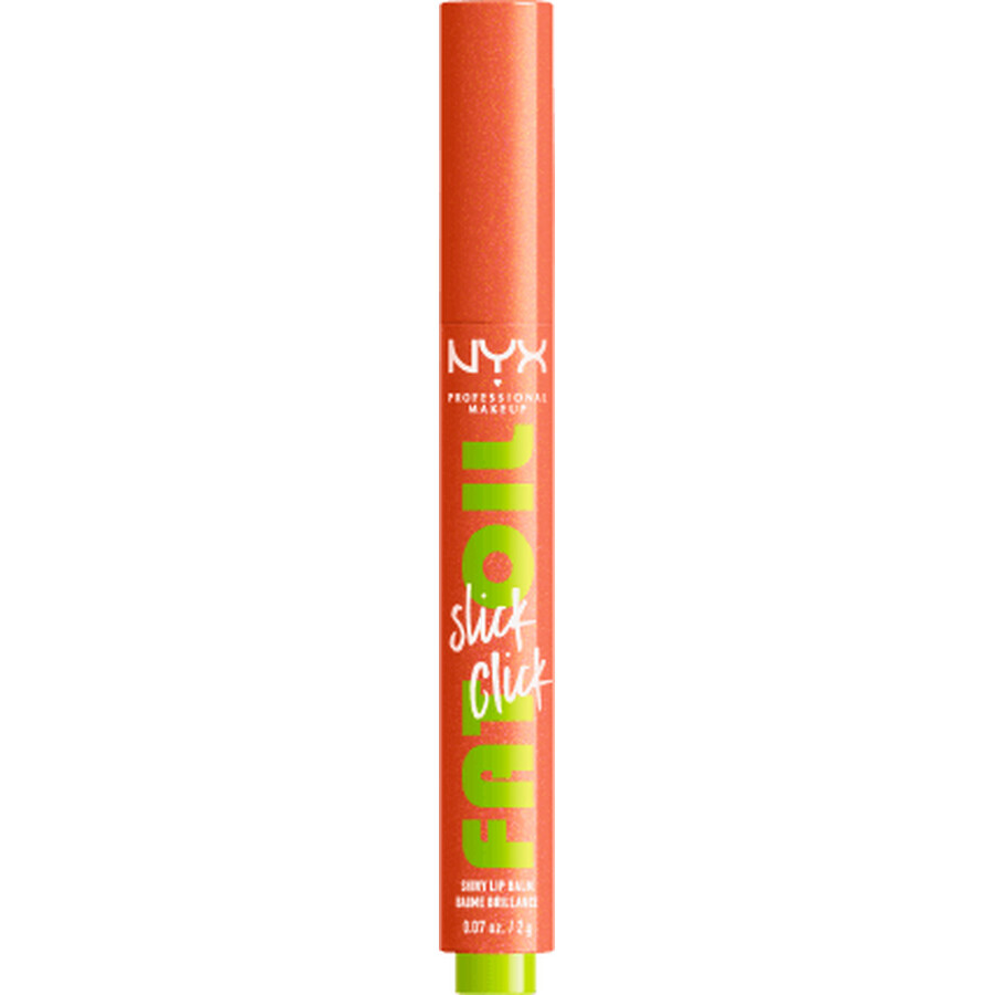 Nyx Professional MakeUp Brillo de labios Fat Oil Stick Click 06 Hits Different, 1 ud