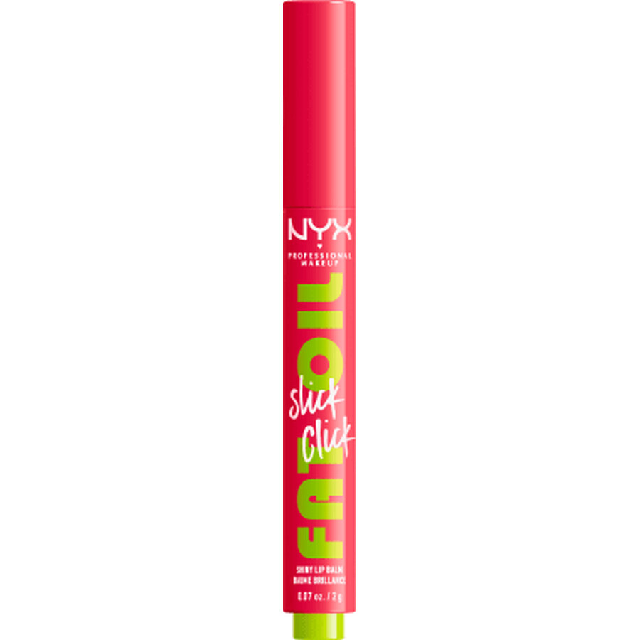 Nyx Professional MakeUp Luciu de buze Fat Oil Stick Click 10 Double Tap, 1 buc