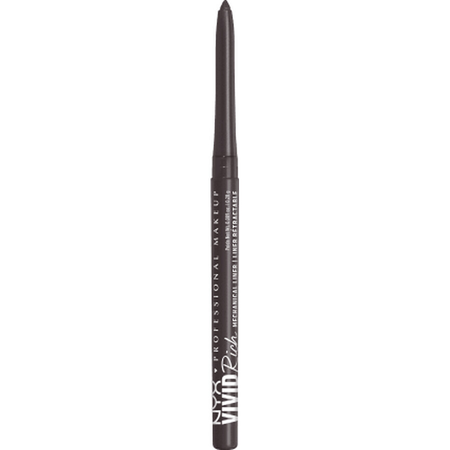 Nyx Professional MakeUp Vivid Rich Delineador de ojos mecánico 12 Truffle Diamond, 0,28 g