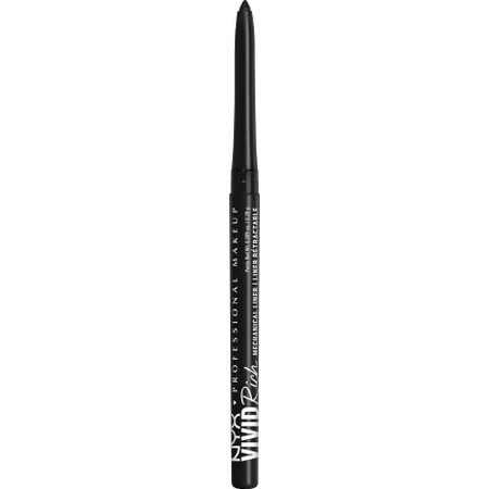 Nyx Professional MakeUp Vivid Rich Delineador de ojos mecánico 16 Always Onyx, 0,28 g