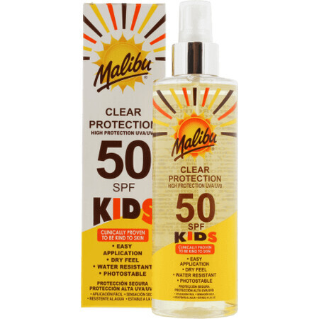 Malobu Spray protector SPF50 para niños, 250 ml