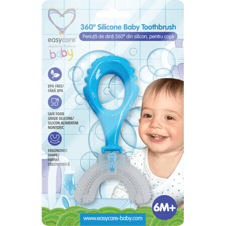 Cepillo de dientes de silicona Easycare para niños, 1 ud.